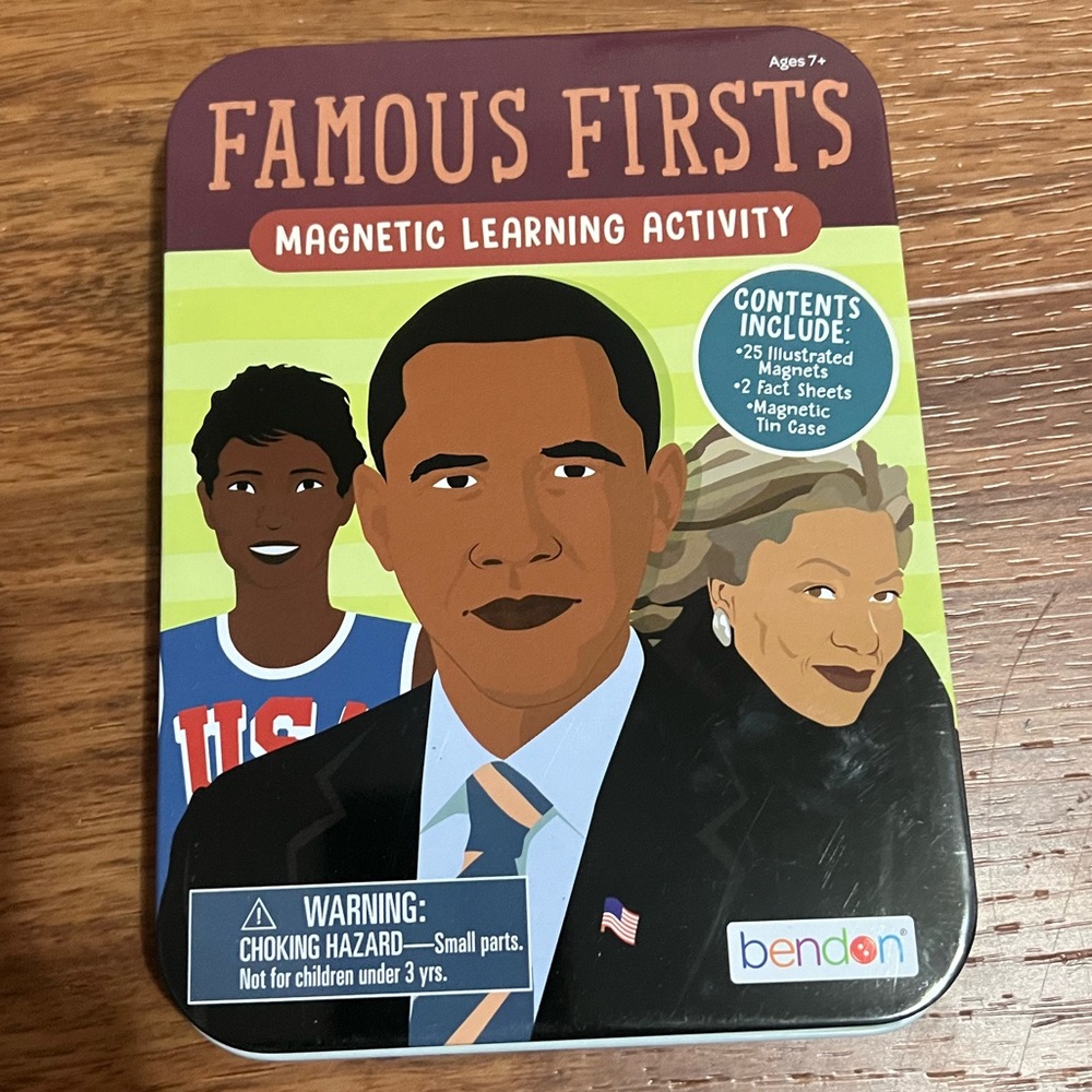Limited Edition Bendon Black History Famous Firsts Magnetic Learning Activity